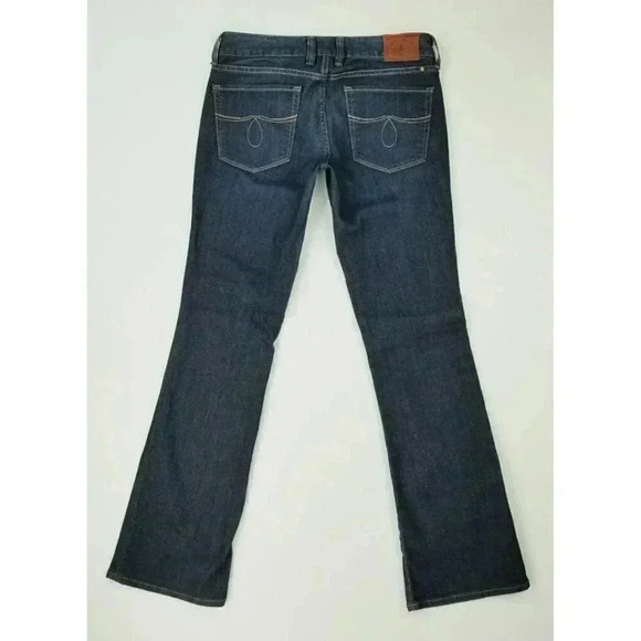 Lucky Brand 26X31 Women's Lola Boot Blue Denim Size 2/26 Ankle Jeans Logo Tag - Picture 1 of 14